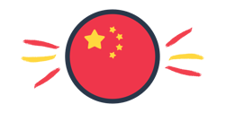 Chinesische Flagge