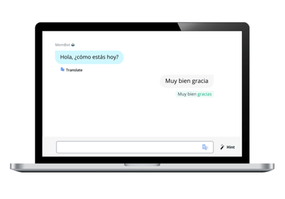 スペイン語のMemBotの画像